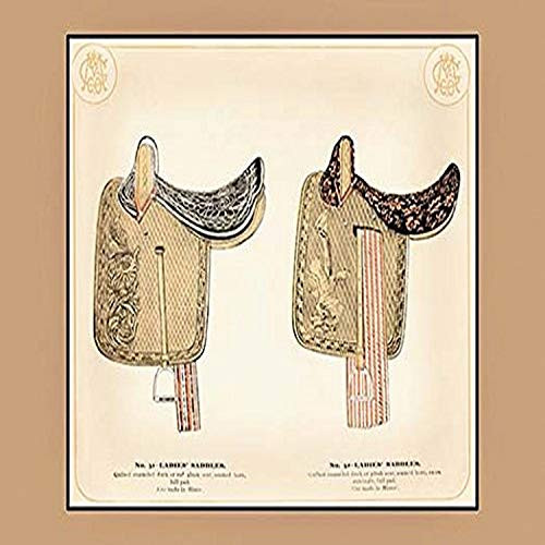 Buyenlarge 0-587-17190-1-P1218 Ladies' Saddles #1" Paper Poster, 12" x 18"