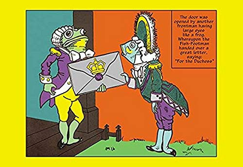 Buyenlarge Alice in Wonderland: Frontman and Footman - 8" X 12" Fine Art Giclee Print Buyenlarge Alice in Wonderland: Frontman and Footman - 8" X 12" Fine Art Giclee Print