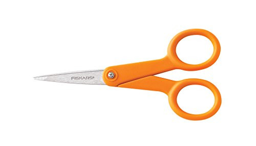 Fiskars 94817797 Micro-Tip Scissors, 5 Inch, Orange Fiskars 94817797 Micro-Tip Scissors, 5 Inch, Orange