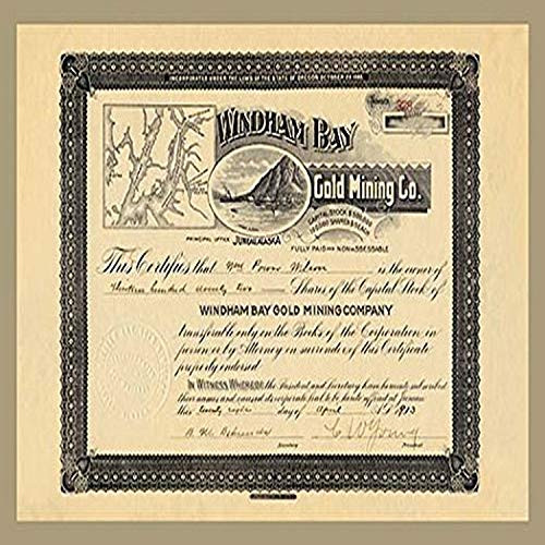 Buyenlarge 0-587-17485-4-P1218 Windham Bay Gold Mining Company Paper Poster, 12" x 18"