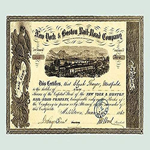 Buyenlarge 0-587-17499-4-P1218 New York and Boston Rail Road Company Paper Poster, 12" x 18" Buyenlarge 0-587-17499-4-P1218 New York and Boston Rail Road Company Paper Poster, 12" x 18"