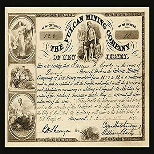 Buyenlarge "The Vulcan Mining Company Paper Poster, 18" x 27"