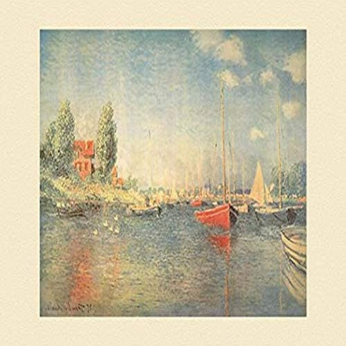 Buyenlarge "The Red Boats, Argenteruil Paper Poster, 18" x 27"