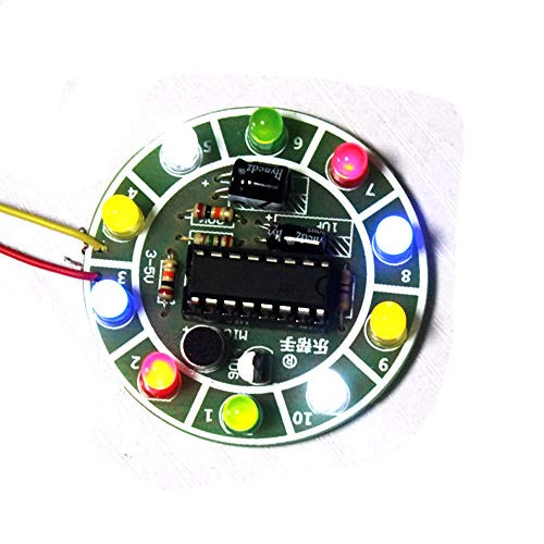 DDIY DIY Electronic Training Module Kit Speed Adjustable MCU Course Design Soldering Set