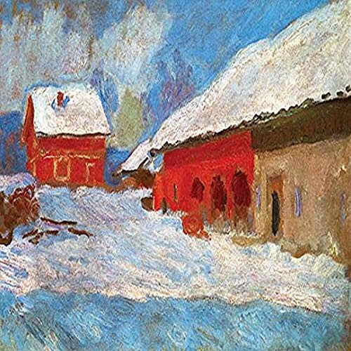 Buyenlarge 0-587-19286-0-P1218 Red Houses Paper Poster, 12" x 18" Buyenlarge 0-587-19286-0-P1218 Red Houses Paper Poster, 12" x 18"