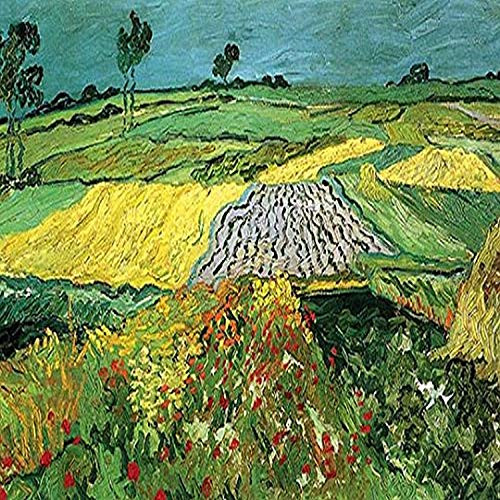 Buyenlarge 0-587-19295-x-P1218 The Plains at Auvers Paper Poster, 12" x 18"