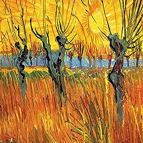 Buyenlarge 0-587-19298-4-P1218 Pollard Willows at Sunset Paper Poster, 12" x 18"