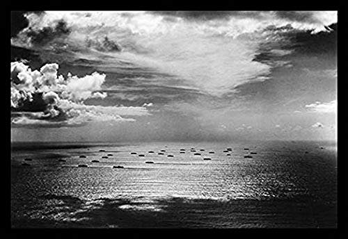 Buyenlarge Atlantic Convoy - 16" X 24" Fine Art Giclee Print