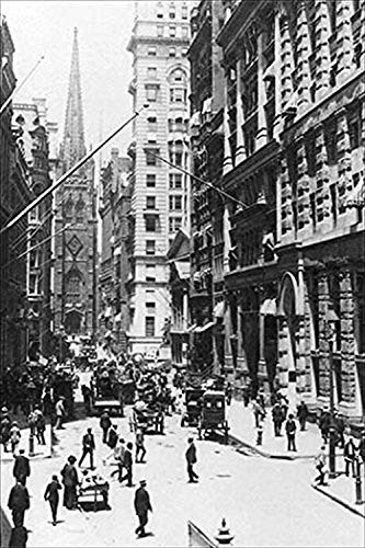 Buyenlarge Wall Street - West - 16" X 24" Fine Art Giclee Print