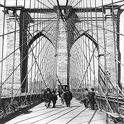 Buyenlarge "New York & Brooklyn Bridge Paper Poster, 18" x 27"