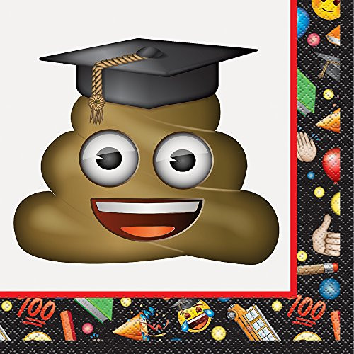 Emoji Graduation Party Napkins, 16ct