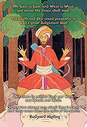 Buyenlarge East is East & West is West - 16" X 24" Fine Art Giclee Print