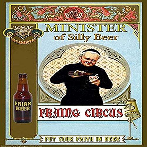 Buyenlarge "Minister of Silly Beer Paper Poster, 18" x 27"