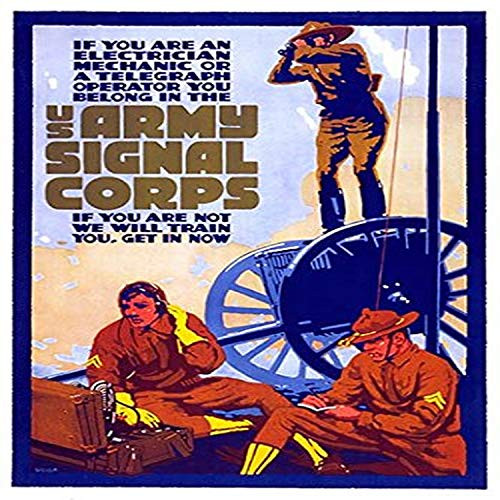 Buyenlarge 'U.S. Army Signal Corps' Paper Poster, 20 by 30-Inch