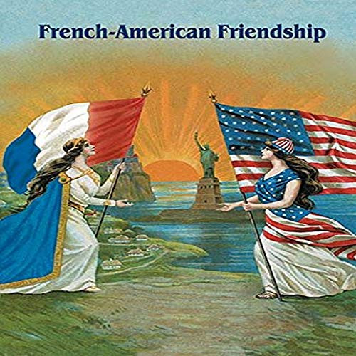 Buyenlarge 0-587-21878-9-P1218 French American Friendship Paper Poster, 12" x 18"