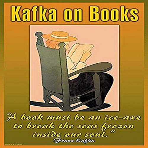 Buyenlarge 'Kafka on Books' Paper Poster, 20 by 30-Inch