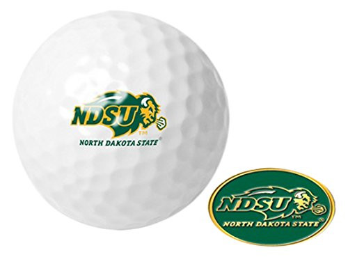NCAA North Dakota State Bison - Golf Ball One Pack with Marker