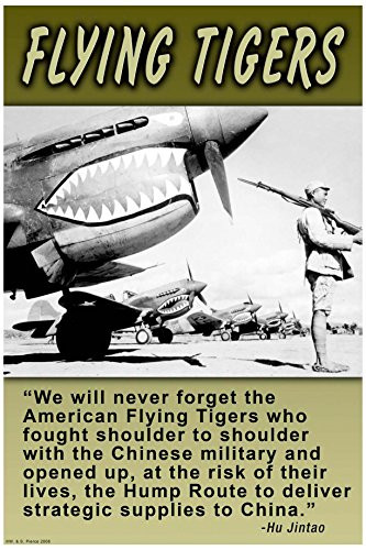Buyenlarge "Flying Tigers Paper Poster, 18" x 27"