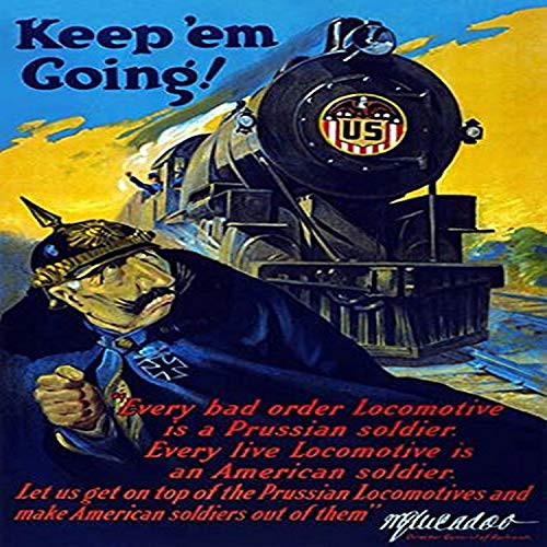 Buyenlarge 0-587-22804-0-P1218 Keep 'Em Going Paper Poster, 12" x 18"