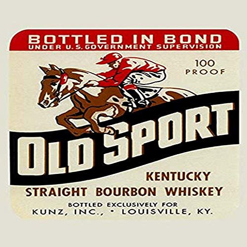 Buyenlarge 0-587-23010-x-P1218 Old Sport Kentucky Straight Bourbon Whiskey Paper Poster, 12" x 18"