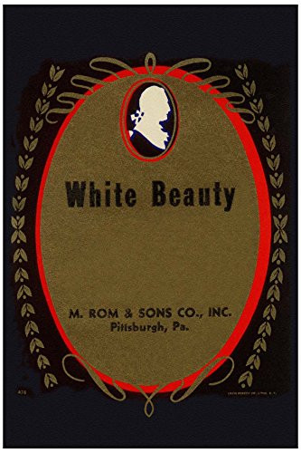 Buyenlarge "White Beauty Broom Label Paper Poster, 18" x 27"