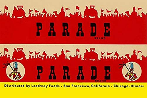 Buyenlarge Parade Broom Label - 16" X 24" Fine Art Giclee Print