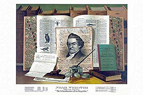 Buyenlarge Noah Webster - Schoolmaster of The Republic - 8" X 12" Fine Art Giclee Print