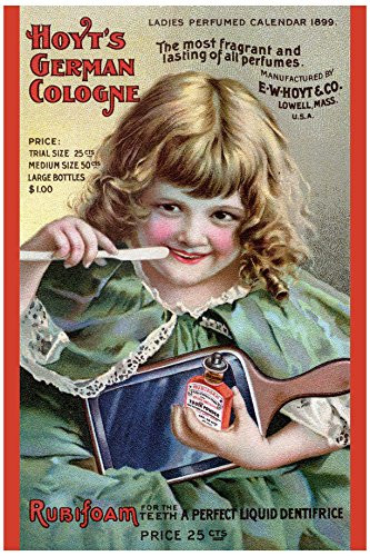 Buyenlarge "Hoyt's German Cologne & Rubifoam Paper Poster, 18" x 27"