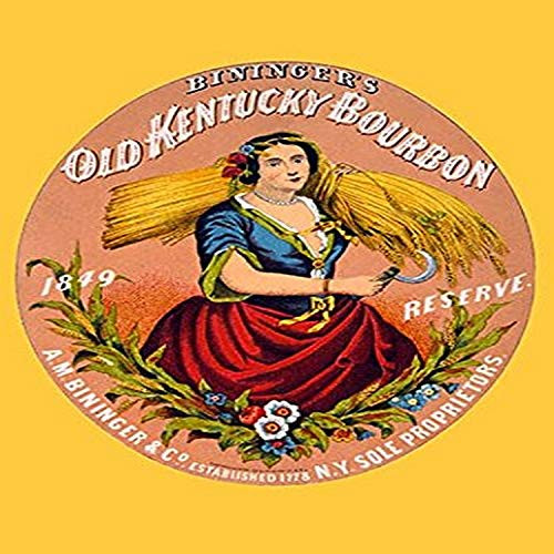 Buyenlarge 0-587-23173-4-P1218 Bininger's Old Kentucky Bourbon Paper Poster, 12" x 18"
