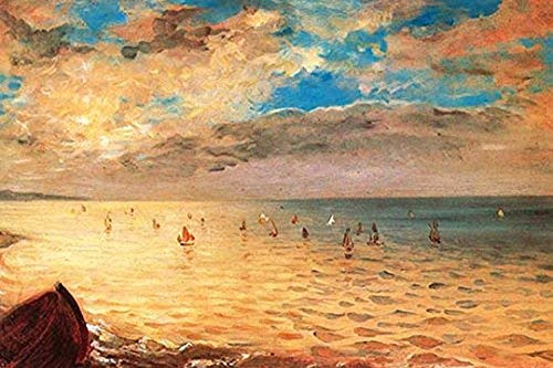 Buyenlarge The Sea at Dieppe - 16" X 24" Fine Art Giclee Print