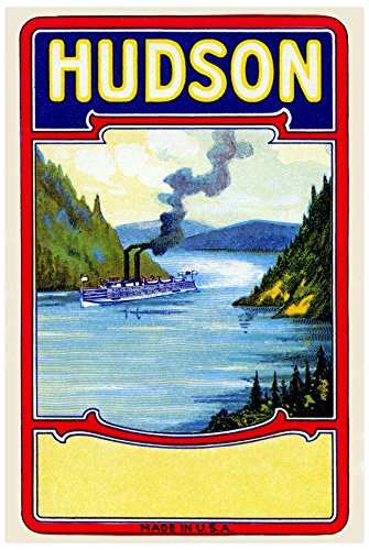 Buyenlarge "Hudson Broom Label Paper Poster, 18" x 27"