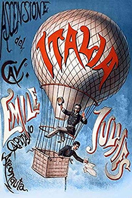 Buyenlarge 0-587-23399-0-G1624 Italian Balloon Poster Fine Art Giclee Print, 16" x 24" Buyenlarge 0-587-23399-0-G1624 Italian Balloon Poster Fine Art Giclee Print, 16" x 24"