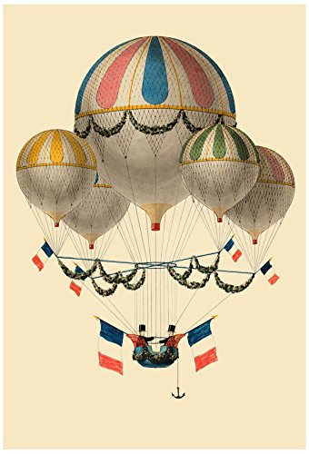 Buyenlarge "French Ballons Paper Poster, 18" x 27"