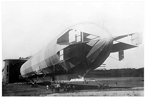 Buyenlarge "Zeppelin Airship for Passengers Paper Poster, 18" x 27" Buyenlarge "Zeppelin Airship for Passengers Paper Poster, 18" x 27"