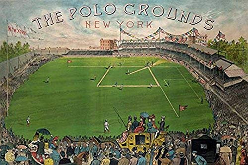 Buyenlarge 0-587-23562-4-P1218 New York Polo Grounds Paper Poster, 12" x 18" Buyenlarge 0-587-23562-4-P1218 New York Polo Grounds Paper Poster, 12" x 18"