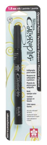 Sakura 47384 1-Pack Blister Card Pentouch Calligrapher, Fine, Black