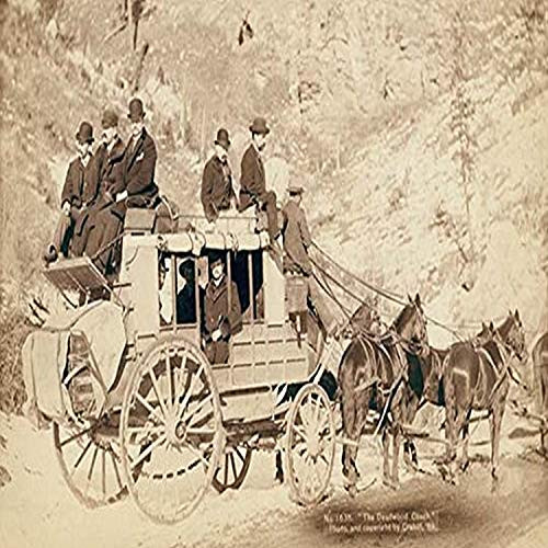 Buyenlarge The Deadwood Coach - 8" X 12" Fine Art Giclee Print Buyenlarge The Deadwood Coach - 8" X 12" Fine Art Giclee Print