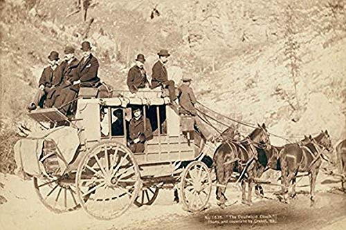 Buyenlarge 0-587-23809-7-P1218 The Deadwood Coach Paper Poster, 12" x 18"