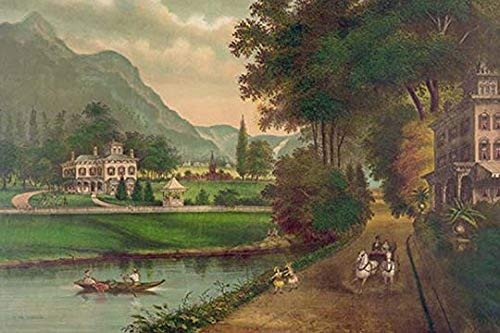 Buyenlarge 0-587-23831-3-P1218 Summer Scene in The Catskills Paper Poster, 12" x 18" Buyenlarge 0-587-23831-3-P1218 Summer Scene in The Catskills Paper Poster, 12" x 18"