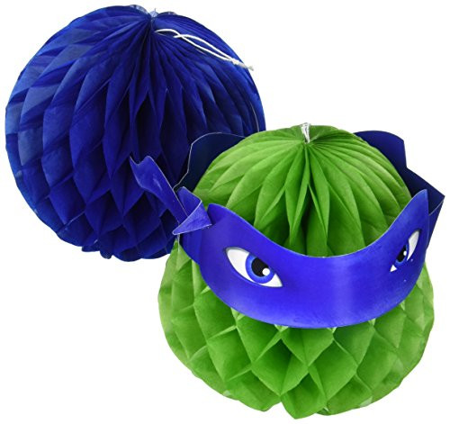 Amscan TMNT Honeycomb Decorations, Party Favor