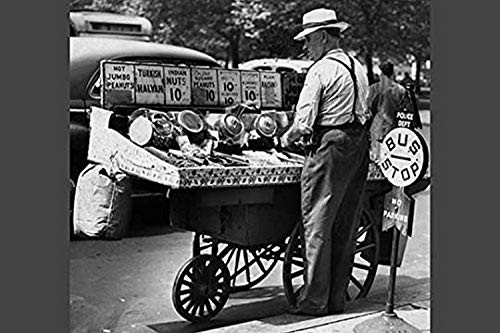 Buyenlarge 0-587-23878-x-P1218 Vendor Pushcart Sales of Nuts Paper Poster, 12" x 18" Buyenlarge 0-587-23878-x-P1218 Vendor Pushcart Sales of Nuts Paper Poster, 12" x 18"