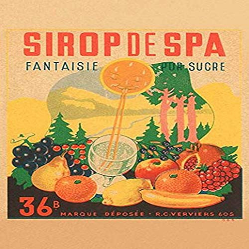Buyenlarge Sirop de Spa - 8" X 12" Fine Art Giclee Print