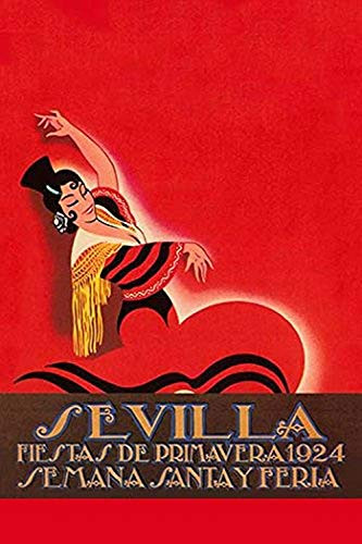 Buyenlarge Sevilla - Saints Week Fair - 12" X 18" Paper Poster. (Edition 8269),