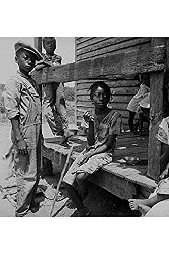 Buyenlarge 0-587-24056-3-P1218 Mississippi Delta Negro Children Paper Poster, 12" x 18"