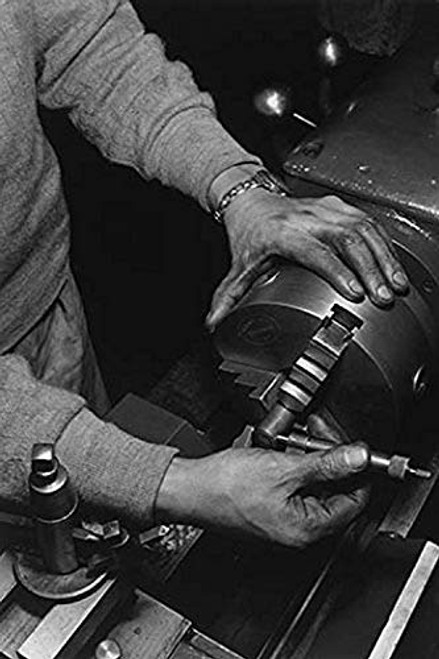 Buyenlarge 0-587-24247-7-P1827 Hands of Lathe Worker Paper Poster, 18" x 27" Buyenlarge 0-587-24247-7-P1827 Hands of Lathe Worker Paper Poster, 18" x 27"