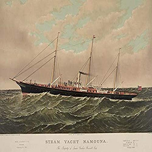 Buyenlarge 0-587-24385-6-G812 Steam Yacht Namouna Fine Art Giclee Print, 8" x 12" Buyenlarge 0-587-24385-6-G812 Steam Yacht Namouna Fine Art Giclee Print, 8" x 12"