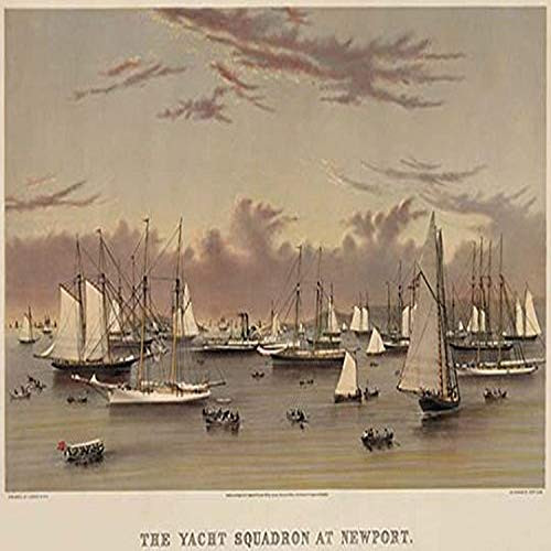 Buyenlarge 0-587-24411-9-G812 The Yacht Squadron at Newport Fine Art Giclee Print, 8" x 12" Buyenlarge 0-587-24411-9-G812 The Yacht Squadron at Newport Fine Art Giclee Print, 8" x 12"