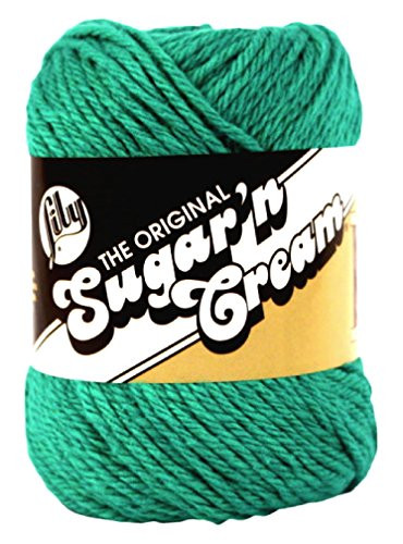 Brand New Sugar'n Cream Yarn - Solids-Mod Green Brand New
