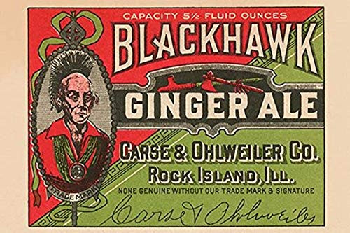 Buyenlarge 0-587-24609-x-P1218 Blackhawk Ginger Ale Paper Poster, 12" x 18" Buyenlarge 0-587-24609-x-P1218 Blackhawk Ginger Ale Paper Poster, 12" x 18"
