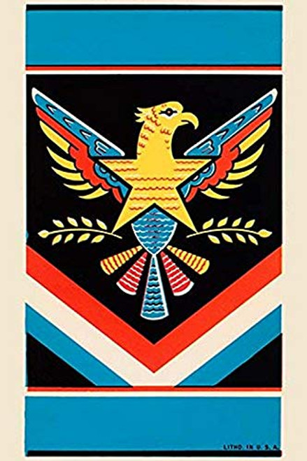 Buyenlarge 0-587-24785-1-P1827 Eagle Broom Label Paper Poster, 18" x 27"